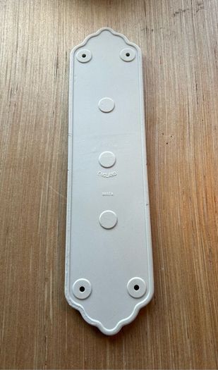 Vintage Porcelain Push Finger Plate