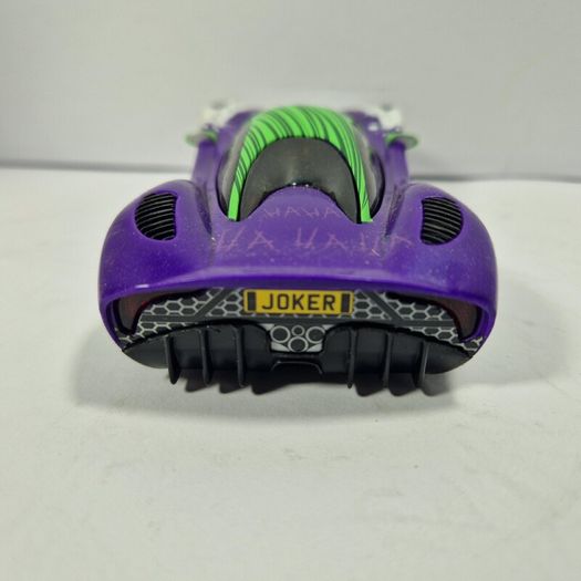 Scalextric C4142 Joker Slot Car  - has front lights  (batman street supercar classic tv )