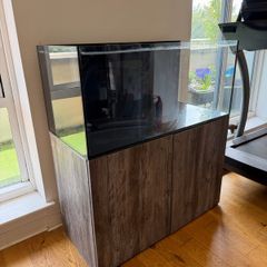 350L Marine Aquarium with cabinet & custom sump