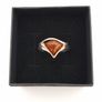 Sterling Silver And Natural Baltic Cognac Amber Ring Image 10