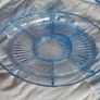 Vintage - Blue Glass - Divided Dish Image 5