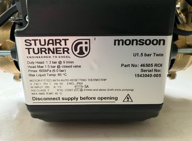 Stuart Turner Monsoon Universal