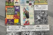 GAA football programmes x 9 games from 1990's