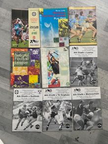 GAA football programmes x 9 games from 1990's
