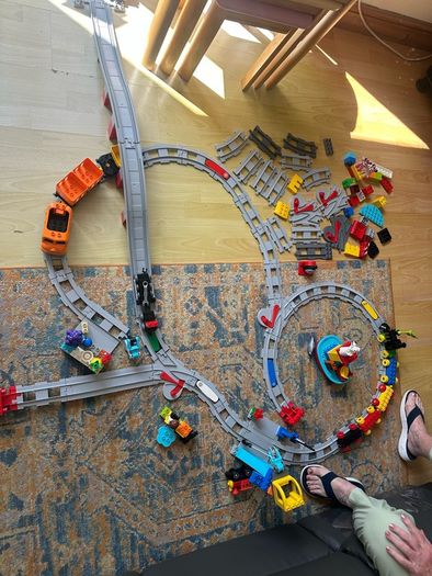 Huge Lego Duplo Joblot / Electric Train and Tracks