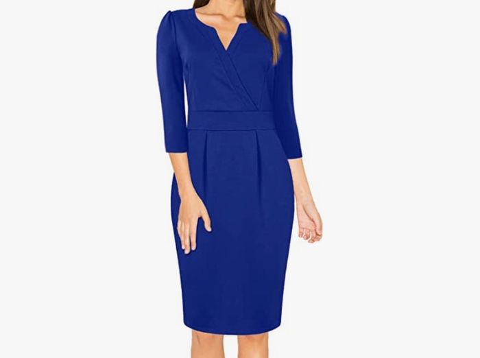 womens cobalt blue dress