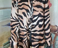 River Island Animal Print Overshirt, UK 8
