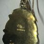 9k Gold Garnet Drop Earrings Image 2