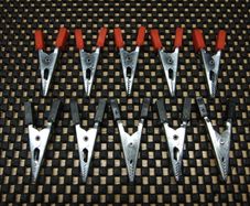 Crocodile clips (50mm) (10pcs)
