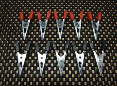 Crocodile clips (50mm) (10pcs)
