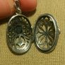 Sterling Silver Locket with Marquesites Image 5