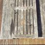 X2 wooden table with benches Image 6