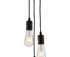 3 Way Ceiling Pendant Cluster Light Fitting Lights E27 Socket Hanging Light Industrial Ceiling Lights MULTIPLE COLOURS AVAILABLE (FREE POSTAGE)