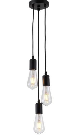 3 Way Ceiling Pendant Cluster Light Fitting Lights E27 Socket Hanging Light Industrial Ceiling Lights MULTIPLE COLOURS AVAILABLE (FREE POSTAGE)