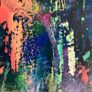 Large Original Abstract Painting Dublin Tropical Sea Seascape Surfing Theme Image 2