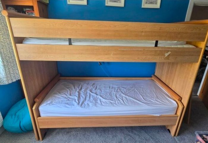 Gautier bunk and pull out slide single bed