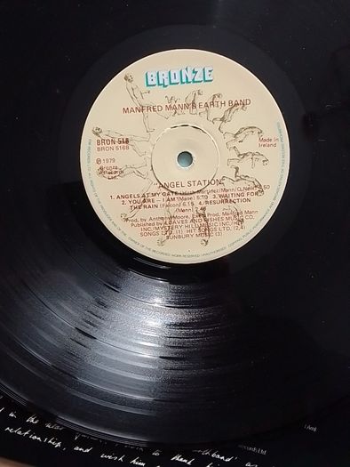 Manfred Mann's Earth Band LP  (Irish) - Angel Station