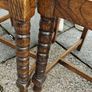Four Vintage Ladder back Oak chairs Image 10