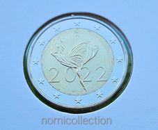 Finland 2022 year Uncirculated 2 Euro coin.