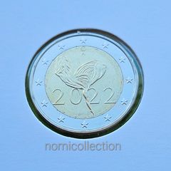Finland 2022 year Uncirculated 2 Euro coin.