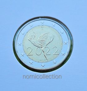 Finland 2022 year Uncirculated 2 Euro coin.