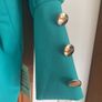 Pala D'oro aqua button cuff top size L /XL Image 2