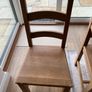 Solid oak country kitchen chairs Image 3