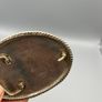 Vintage Alpaca Mexico Western Belt Buckle - Three Horse Heads, Floral Engravings Image 10