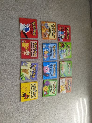 Pocket size Pokemon books and puzzles
