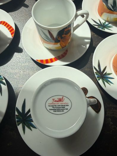 knuttel espresso cups & saucers