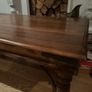 Rustic solid wood coffee table Image 2
