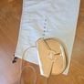 Sandro gold leather handbag Image 5