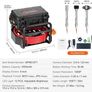 165 ft/50m, Self-Leveling Drain Camera with 512Hz Transmitter, Distance Counter, 9" Screen 1080P HD Snake Plumbing Camera Image 2