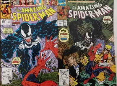 Amazing Spider-Man #'s 332 & 333 Venom Appearances (1990)