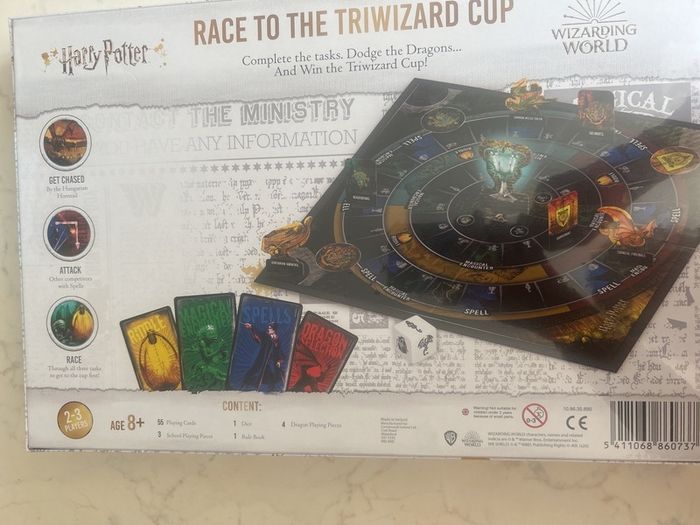 Harry Potter race to the Triwizard Cup