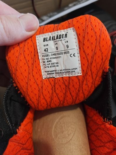 work boots blakader size 8