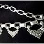 Stella and Dot Vintage Cut Crystal  50 Stone Statement Piece Necklace/Pendant/Choker with Extender Image 7