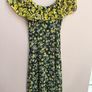 Zara floral occasion midi dress Image 7