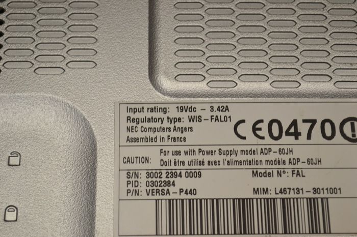 NEC Versa P440 Retro Laptop