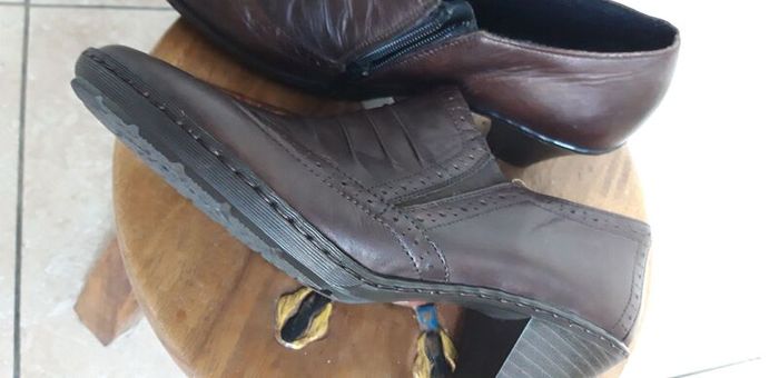 Rieker New Booties Soft Brown Leather 39