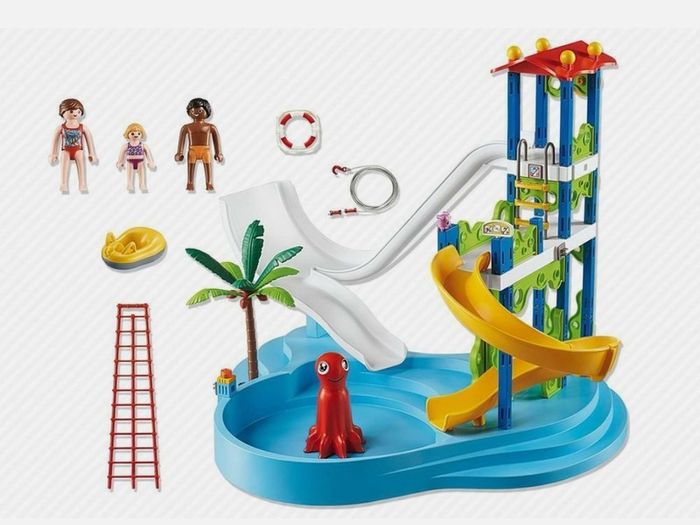 PLAYMOBIL 6669 Summer Fun Water Park with Slides