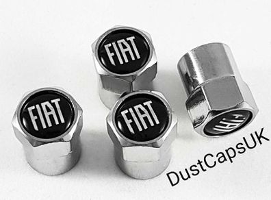 Wheel Valve Dust Caps Fiat (R) 500 Qubo Doblo Panda Bravo 124 Spider Tipo Multipla Strada
