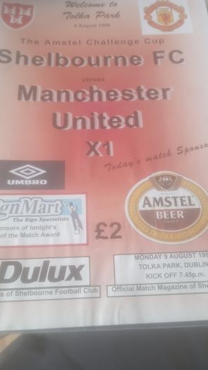 Shelbourne Soccer Programmes