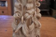 Hand Carved Style Decorative Candle