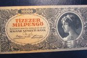 Hungary 1946.10,000 Pengo Banknote.Good Very Fine Condition.