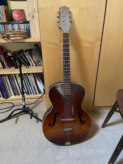 Arch top Guitar 1940's Chicago.