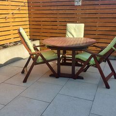 Garden table and chairs