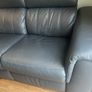 2 seater electric recliner navy blue Image 2