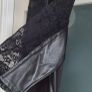 KDK London Black bodycon dress with lace detail Sz 12UK Image 8