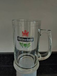 Heineken pint tankard glasses for sale